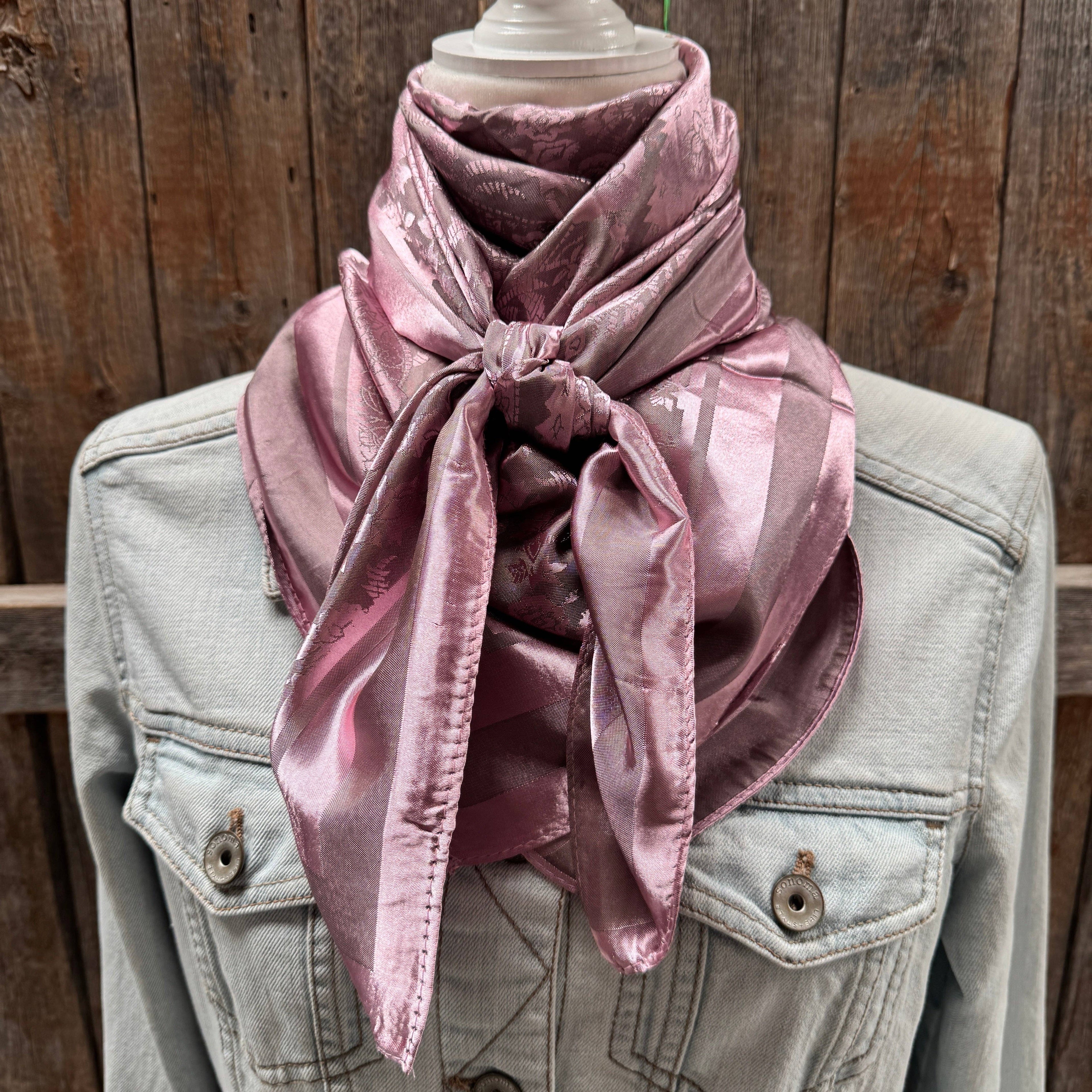 Pink Jacquard Wild Rag