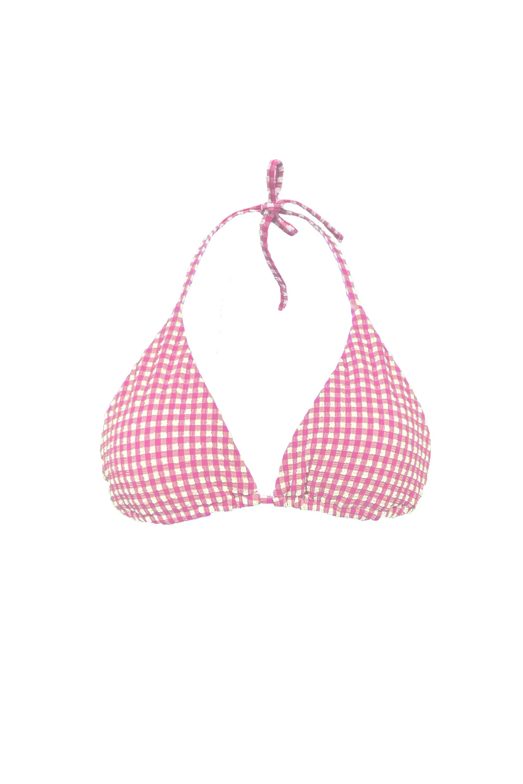 Pink Gingham Soleil Top