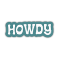 Howdy Western Sticker