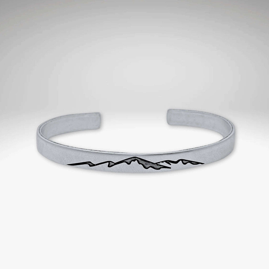 Mountainscape Mountain  Cuff Bracelet