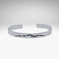 Mountainscape Mountain  Cuff Bracelet