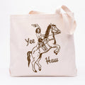 Cowgirl Canvas Tote Bag